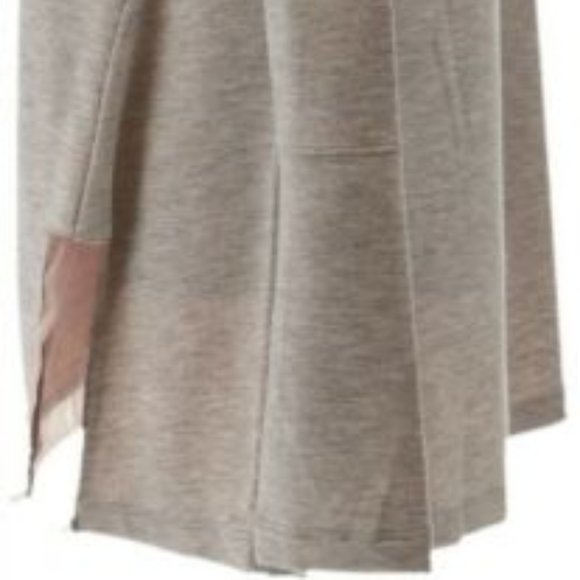 NWT LORI GOLDSTEIN LOUNGE FRENCH TERRY GREY TOP XS - Picture 5 of 11